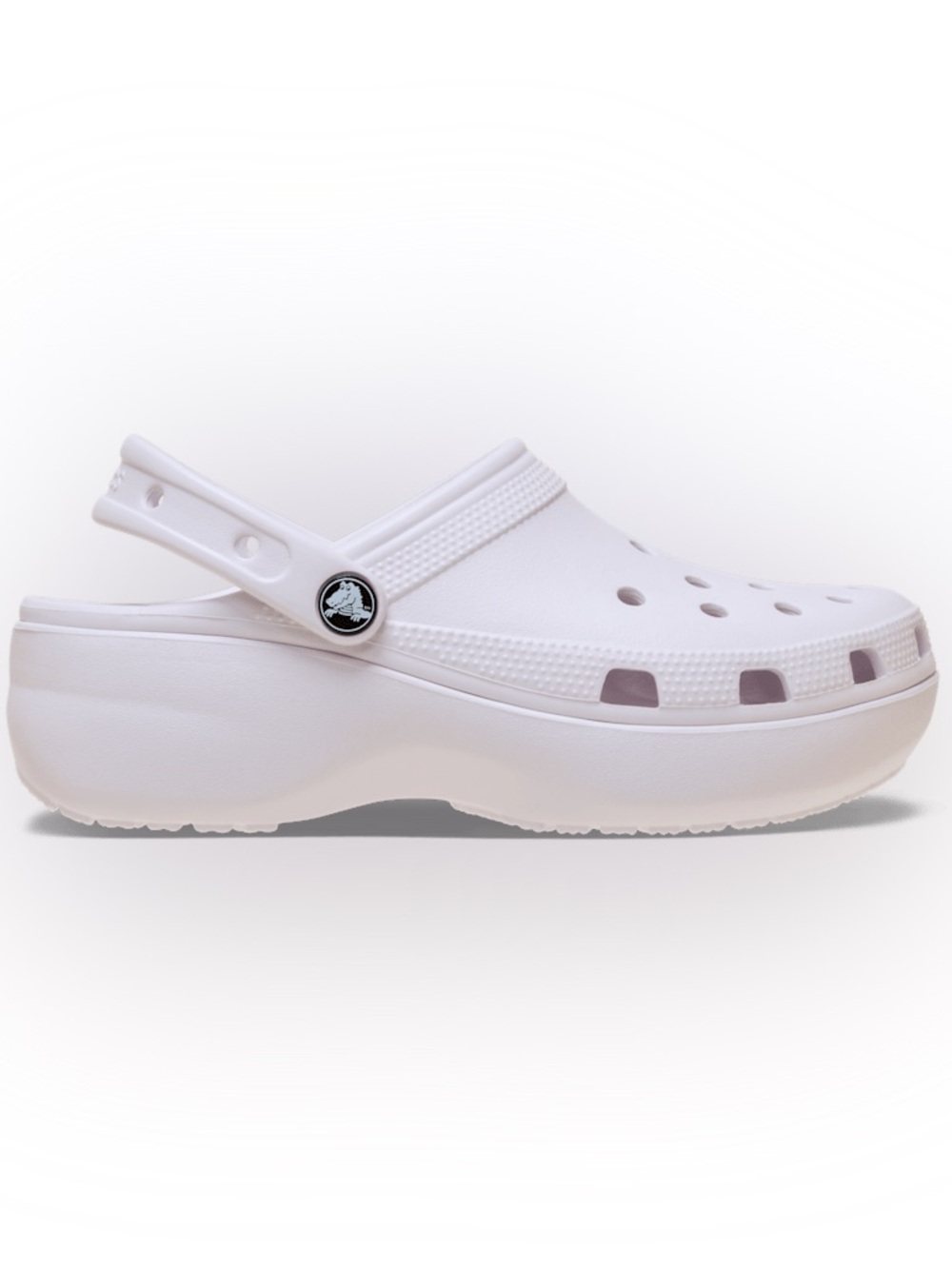 CROCS Classic Platform Clog in White